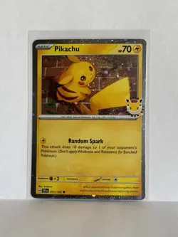 2026 Pokemon Day Pikachu 30th Anniversary Promo 51/162 - Image 1