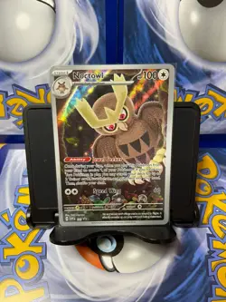 Pokemon TCG Noctowl SVP 141 Black Star Promo Full Art Rare Holo - Image 1