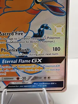 2019 Pokemon TCG Sun & Moon Hidden Fates #SV50 / SV94 Ho-Oh GX Shiny NM - Image 4