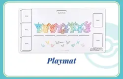 Pokemon TCG Sword & Shield Eevee Advanced Theme Card Playmat with box Sealed - Image 4