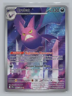 Crobat - 093/086 ME04: Chaos Rising NM Pokemon TCG Illustration Rare - Image 1