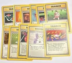 Pokemon TCG Base Set 1999 Trainer Lot 10 Pokemon Center/Switch English Unlimited - Image 1