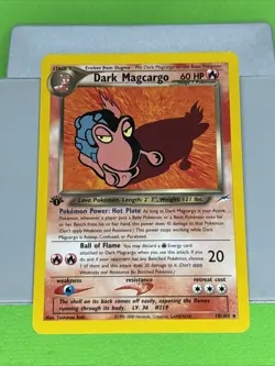 Dark Magcargo 1st Edition Neo Destiny 18/105 Pokemon TCG - Image 2