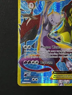 🔥Pokemon TCG - Mewtwo EX - 163/162 Secret Rare Breakthrough Full Art Holo - Image 5