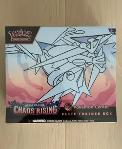 Pokemon TCG: Chaos Rising Pokemon Center ETB Elite Trainer Box - New Sealed - Image 1