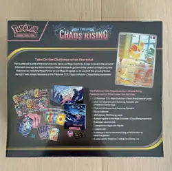 Pokemon TCG: Chaos Rising Pokemon Center ETB Elite Trainer Box - New Sealed - Image 2