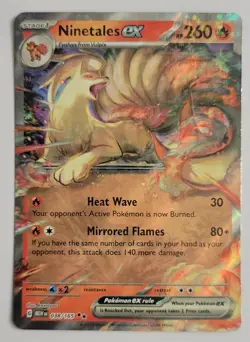 Ninetales ex 038/165 Double Rare 151 Pokemon Holo NM - Image 1