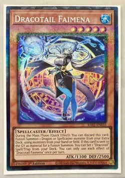 Dracotail Faimena 1st Edition Collector's Rare RA05-EN035 Yu-Gi-Oh! - Image 1