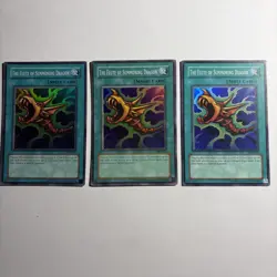 YUGIOH! 3x THE FLUTE OF SUMMONING DRAGON SDK-042 SUPER - MP~ - Image 1