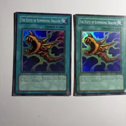 YUGIOH! 3x THE FLUTE OF SUMMONING DRAGON SDK-042 SUPER - MP~ - Image 3