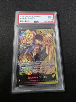 2023 One Piece Monkey D. Luffy ST13 Japanese #003 PSA 9 - Image 1