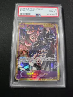 2024 One Piece TCG OP08 Kaido & Linlin PSA 10 GEM MT #119 - Image 1
