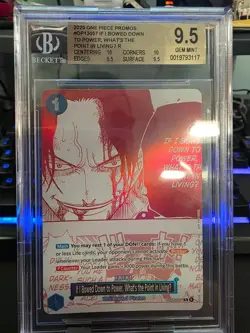 2025 ONE PIECE PROMOS #OP13-057 If I Bowed Down to Power, What's... - BGS 9.5 - Image 1