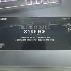 One Piece TCG OP-16 The Time Of Battle Booster Box (New & Sealed) READ DESC - Image 3