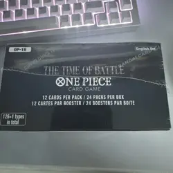 One Piece TCG OP-16 The Time Of Battle Booster Box (New & Sealed) READ DESC - Image 4