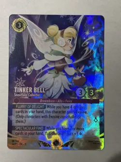 Disney Lorcana TCG Tinker Bell - Snowflake Collector 34/P3 Top8PromoFoil English - Image 1