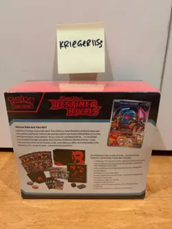 Pokemon TCG S&V Destined Rivals Pokemon Center Elite Trainer Box PC ETB - Sealed - Image 3