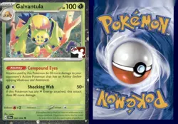 GALVANTULA 002/064 HOLO UNCOMMON PRIZE PACK SERIES CARDS POKEMON NEAR MINT - Image 3