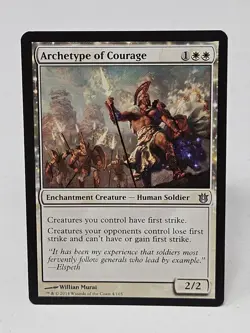 Archetype of Courage NonFoil Born of the Gods 4 NM MTG - Image 1