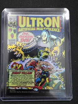 MTG Ultron, Artificial Malevolence Comic FOIL Borderless 0401 - Image 1