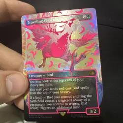 Traveling Chocobo (Neon Ink Pink) - Image 3