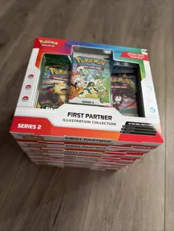 Lot of 7! Pokemon First Partner Illustration Collection Series 2 Sold Together. - Image 1