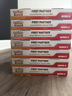 Lot of 7! Pokemon First Partner Illustration Collection Series 2 Sold Together. - Image 3
