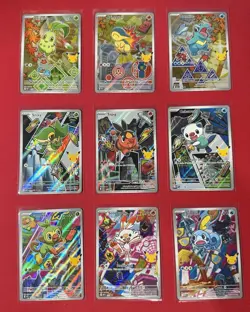 Pokemon TCG: Complete Set of 9 First Partner Illustration Collection Series 2 - Image 1