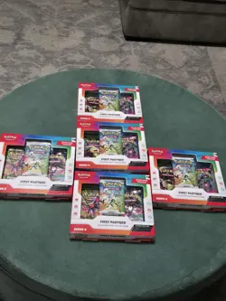 Lot of5 Pokemon First Partner Illustration Collection Series 2 Sold Together NIB - Image 1