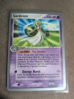 Pokemon Gardevoir TCG 7/109 Signed Kevin Nguyen, 2004 World Championships NM - Image 1