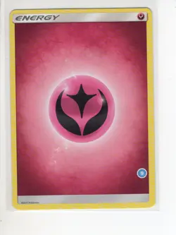 2017 FAIRY ENERGY SUN & MOON BASE SET NUMBER 9 POKEMON CARD LP - Image 1