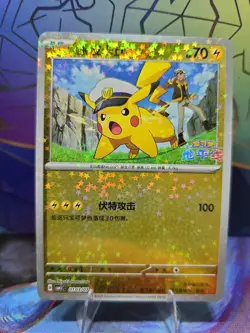 Pokemon TCG Pikachu 0103/07 CBB5C Holo Chinese Gem Pack Vol 5 Star Pattern NM - Image 1