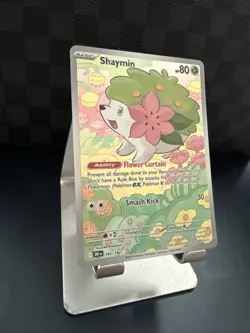 Shaymin 185/182 Illustration Rare Destined Rivals Pokemon Holo Near Mint - Image 4