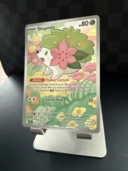 Shaymin 185/182 Illustration Rare Destined Rivals Pokemon Holo Near Mint - Image 5