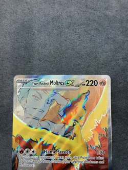 Pokemon TCG Team Rockets Moltres EX 208/182 Destined Rivals Set Near Mint - Image 2