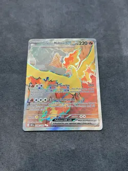 Pokemon TCG Team Rockets Moltres EX 208/182 Destined Rivals Set Near Mint - Image 4