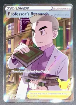 POKEMON RICERCA ACCADEMICA 024/025 25th ANNIVERSARY CELEBRATIONS ENGLISH NM! - Image 1
