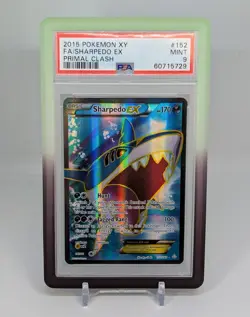 PSA 9 ✨ F/A Sharpedo Ex XY Primal Clash Pokemon - Image 1