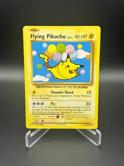 Pokemon TCG Flying Pikachu Secret Rare 110/108 - LP - XY - Evolutions - Image 1