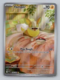 Yamper 099/094 Illustration Rare Phantasmal Flames PFL EN NM Pokemon TCG - Image 1