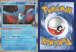 TEAM ROCKET'S ARTICUNO 051/182 RARE DESTINED RIVALS POKEMON NEAR MINT - Image 3