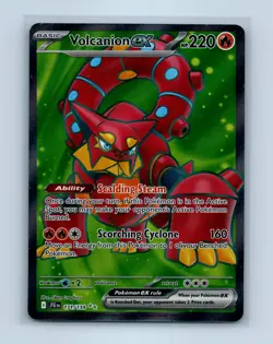 Pokemon tcg SV09: Journey Together Volcanion ex Near Mint or Better - Image 1