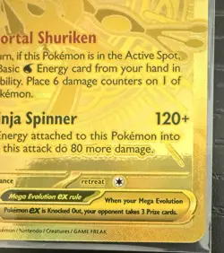 🔥Mega Greninja ex 122/086 Chaos Rising Hyper Rare Strong PSA 10 Contender!🔥 - Image 3