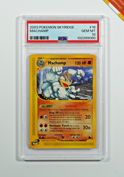 Pokemon PSA 10 Machamp #16 Skyridge 2003 English - Image 1