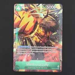 One Piece TCG Monkey.D.Luffy PRB02-005 SR Alt Art English - NM - Image 1