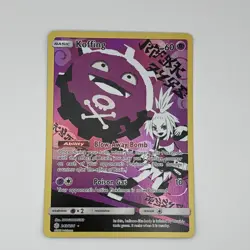 Pokemon TCG Koffing Cosmic Eclipse Holo Card 243/236 Secret Rare - Image 1