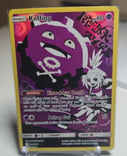 NM! Koffing (243/236) Sun & Moon Cosmic Eclipse Secret Rare Pokemon Card! NM - Image 1