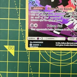 Koffing (243/236) Sun & Moon Cosmic Eclipse Secret Rare Pokemon Card - Image 4