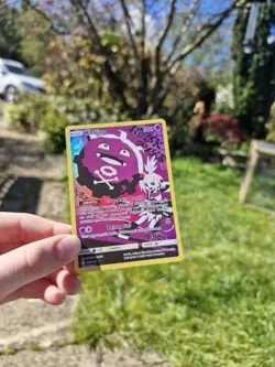 Pokemon Koffing Holo TCG Card Secret Rare Cosmic Eclipse Full Art 243/236 LP/NM - Image 2