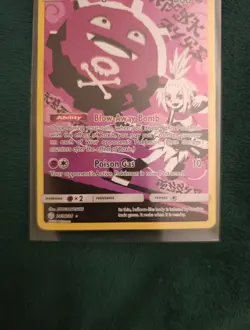 Pokemon TCG Koffing Cosmic Eclipse Secret Rare Card 243/236 NM Condition - Image 2